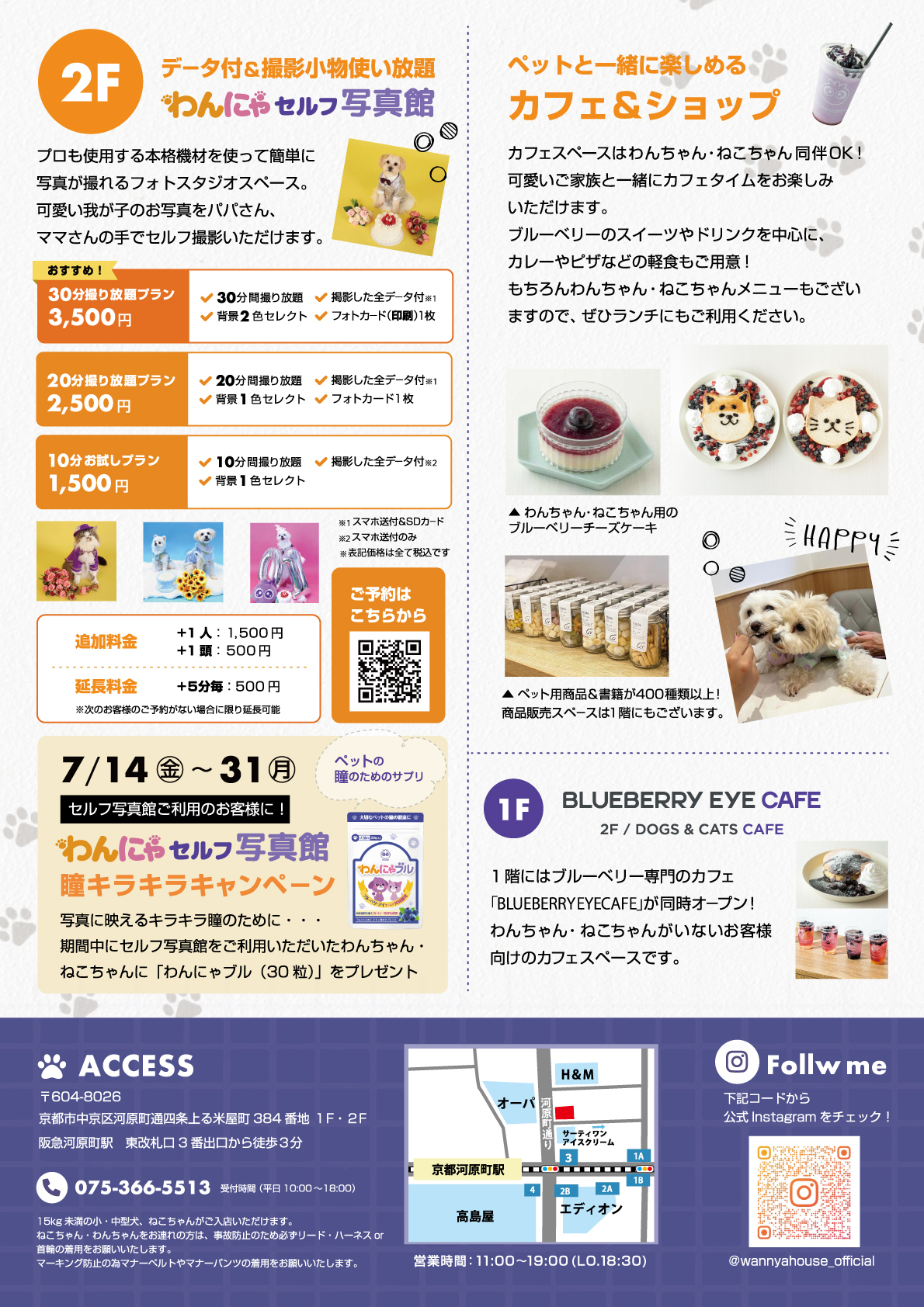 わんにゃHouse OPENチラシ/ポスター